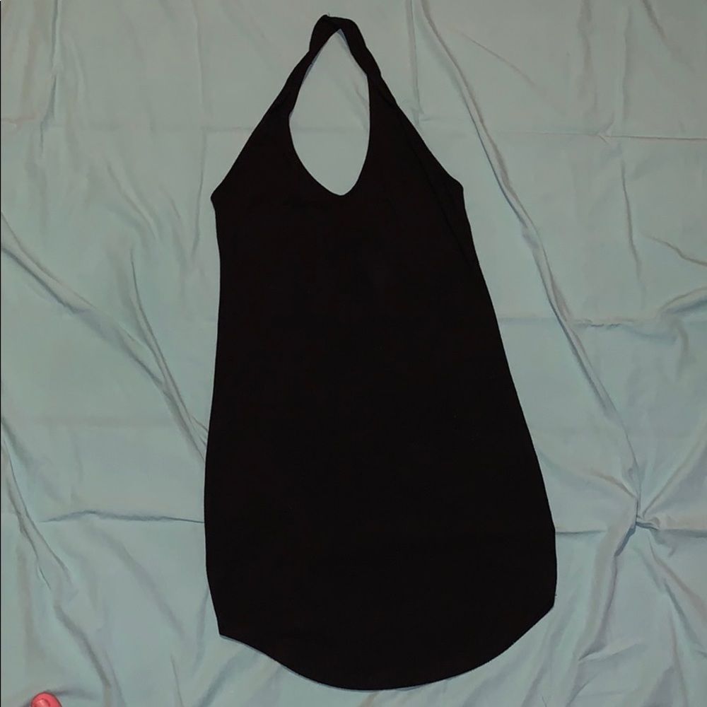 Forever 21 black halter dress